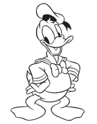 Donald Duck Online Coloring